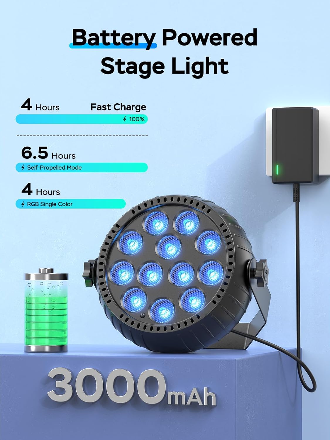 Rechargeable Par Lights for Mobile DJs: The Cable-Free Case and Its Real Limits